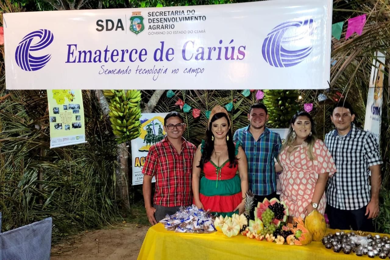 Cariús (CE) – Ematerce participa e orienta agricultores em festa do milho