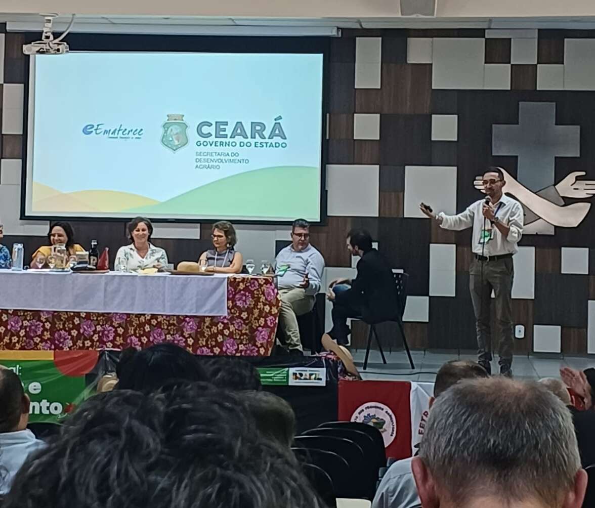 Técnico da Ematerce apresenta experiência do Ceará no Seminário Nacional sobre Bioinsumos