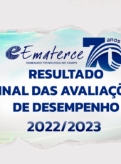 RESULTADO FINAL DAS AVALIAÇÕES DE DESEMPENHO 2022/2023